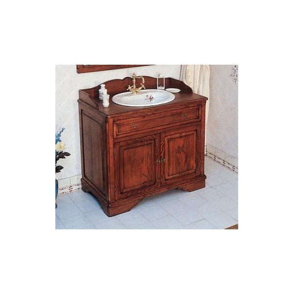 Meuble de salle de bains celine 100 cm pour vasque à poser herbeau Meuble pour vasque à poser