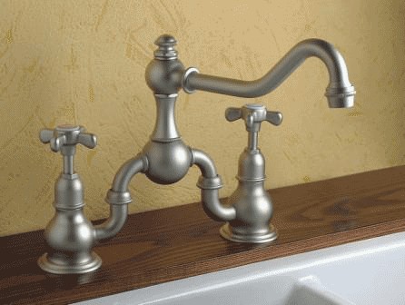 Mitigeur Cuisine Oakbrook 2 Trous - Chrome Argenté - Occasion Bon état